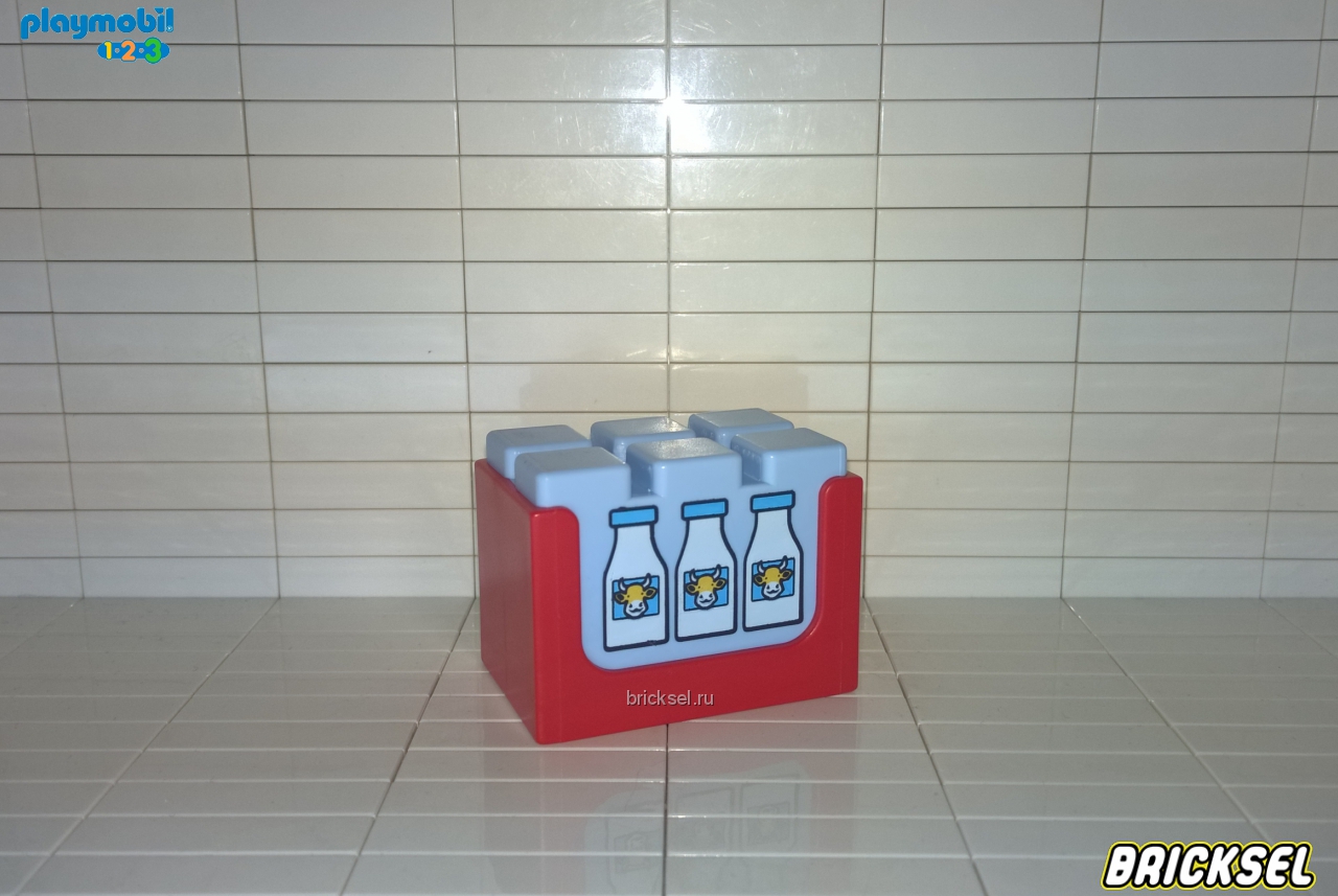 Плеймобил 123 Ящик молока, Playmobil 1-2-3, редкий