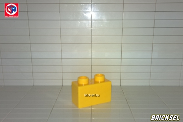 Кубик 1х2 желтый