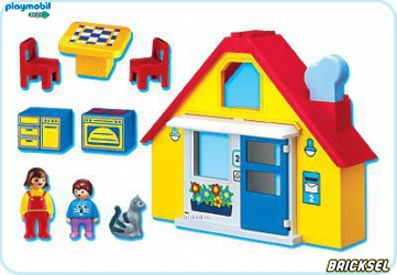 Набоор Playmobil 1.2.3. 6741pm: Семейный дом