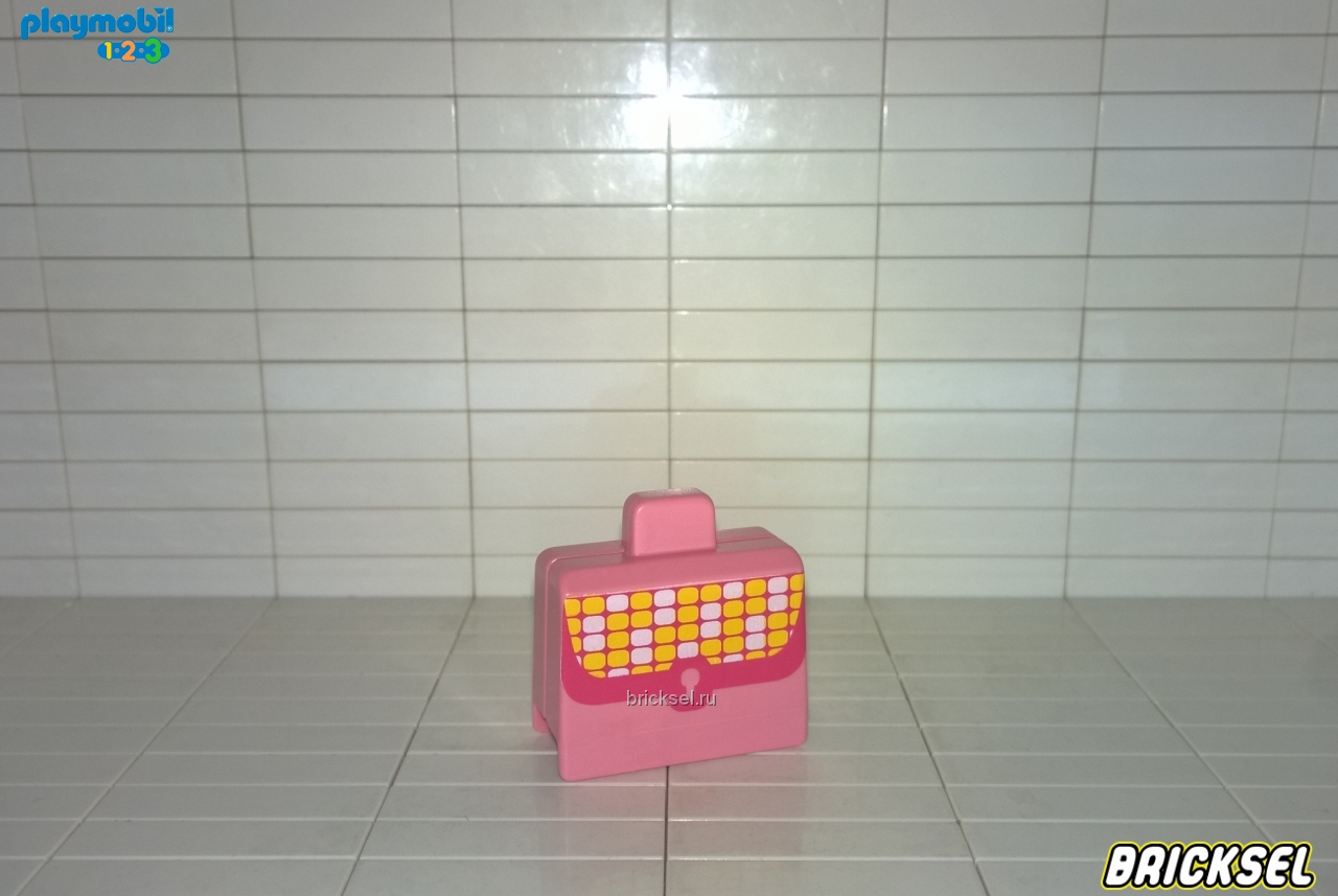 Плеймобил 123 Женская сумочка нежно-розовая (DUPLO берет в руку), Playmobil 1-2-3